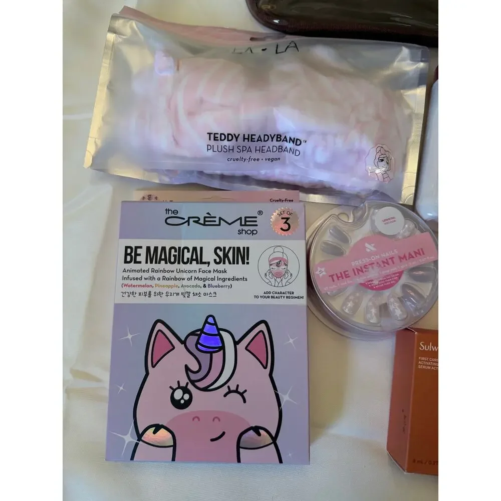 Beauty Bundle-Sulwhasoo, Creme Shop, Fable & Mane, LA LA, Aminnah, & More NWT